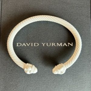 David Yurman Renaissance White Aluminum Cable Bracelet
